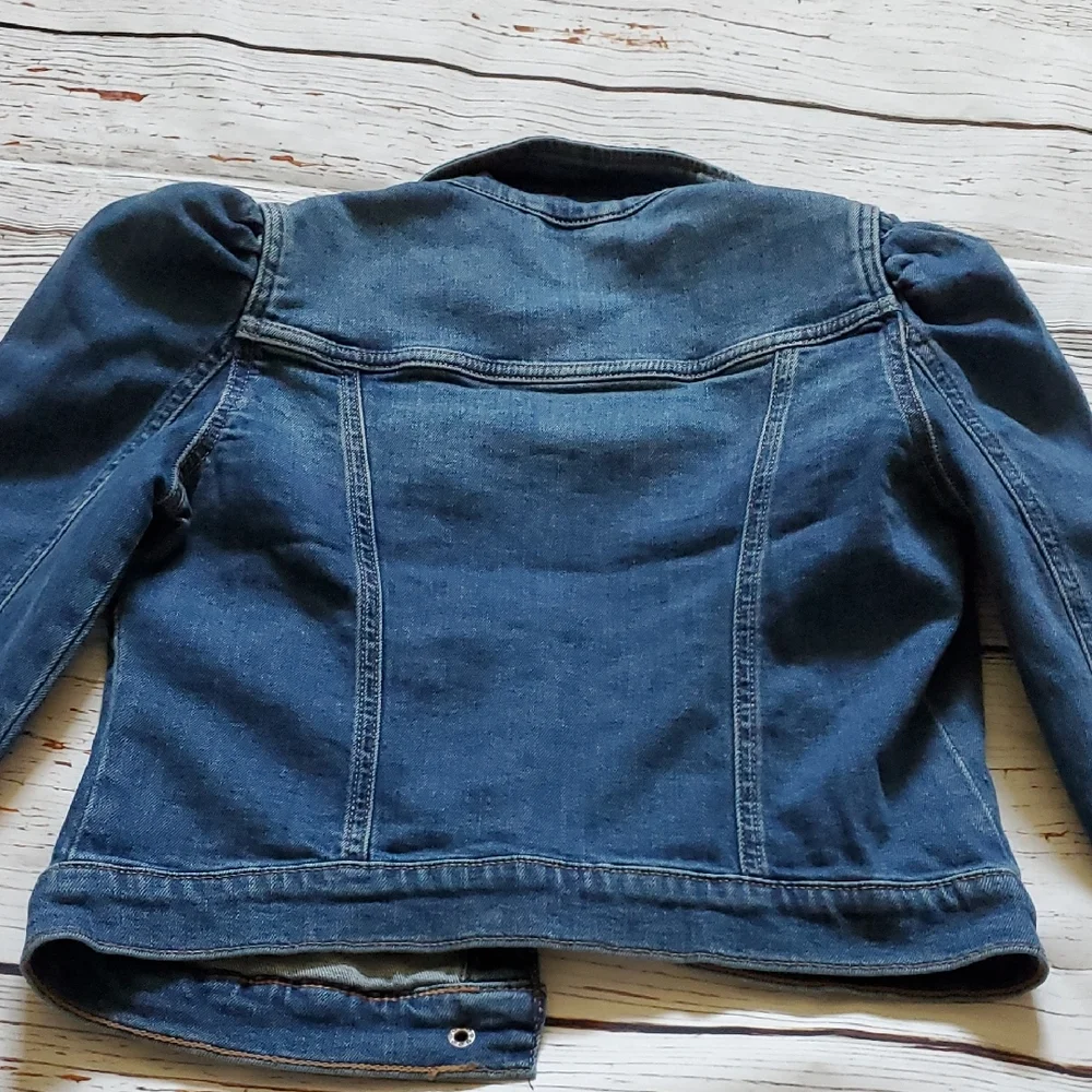 GAP Blue Jean Jacket with Cropped Design